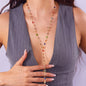 European And American Color Artificial Crystal Necklace Women's Temperament